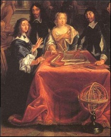 Descartes dando lições de Filosofia à Rainha Cristina da Suécia _i_samtal_med_Sveriges_drottning,_Kristina