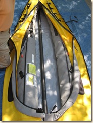 Backbone in Bottom of Kayak