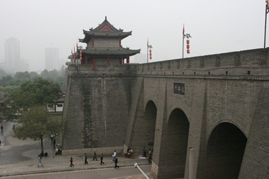 Ancient City Wall, Xian, China, 2009 (3949)
