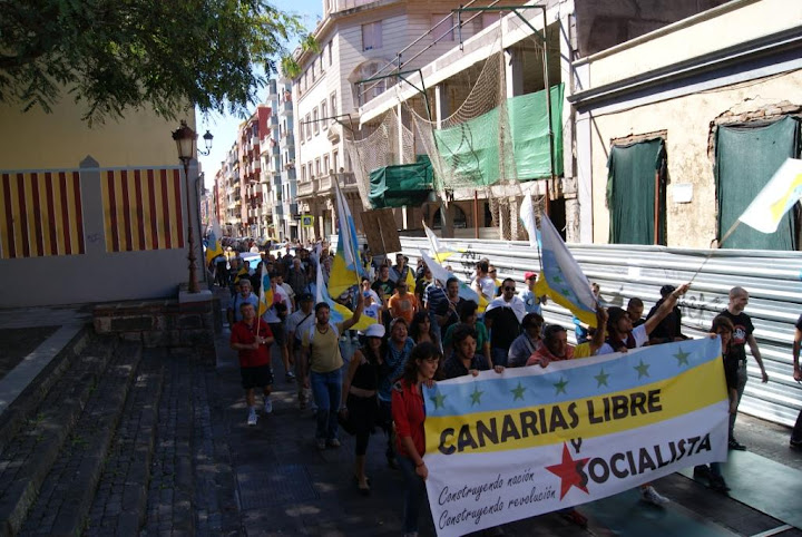 23 de Octubre 2010, Manifestación en Aguere