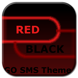 GO SMS Theme Dark Red Black.apk 1.6