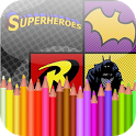 Coloring Book Heros icon
