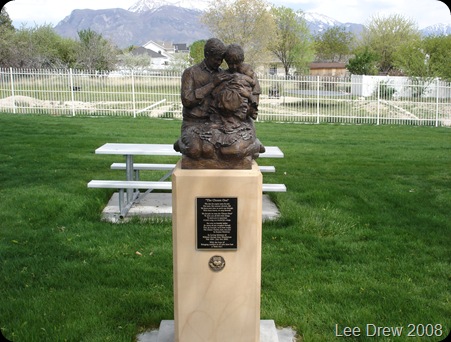 Lehi City Cemetery statue