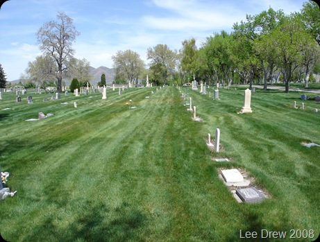 Lehi Cemetery Utah view