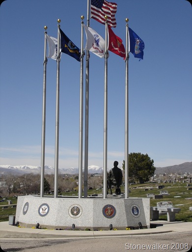 AF Cemetery Veterans Memorial Flags