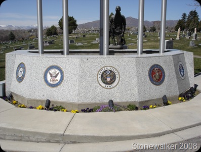 AF Cemetery War Memoral Flags 