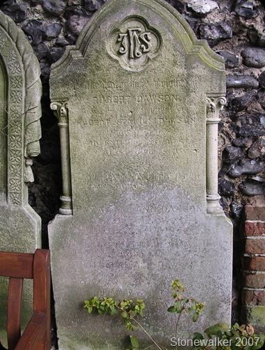 Dawson Joseph Robert Elizabeth headstone
