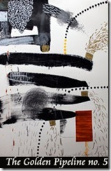 the-golden-pipeline-no.5--44-x-32-inches.-oil-pastel.-pigment-and-acrylic-on-paper.-2011.