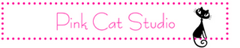 Pink cat studio logo