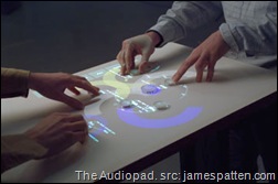 The Audiopad: Create and perform music on your table