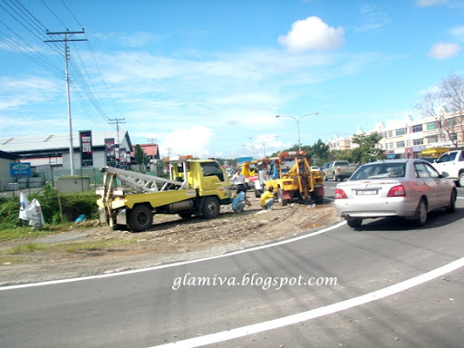 accident at jalan lintas kota kinabalu sabah on january 2011