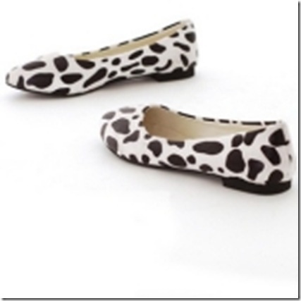 Cute Cow Spots Flat Shoes