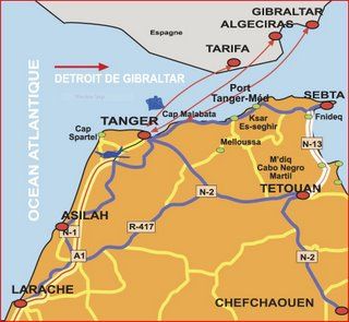 Morocco Map Tangier Tangier Region Maps