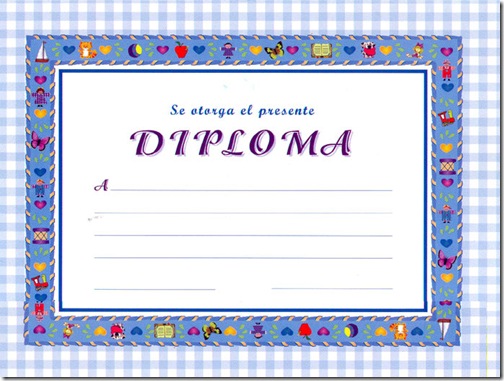 Diplomas escolares para imprimir Blog de imágenes