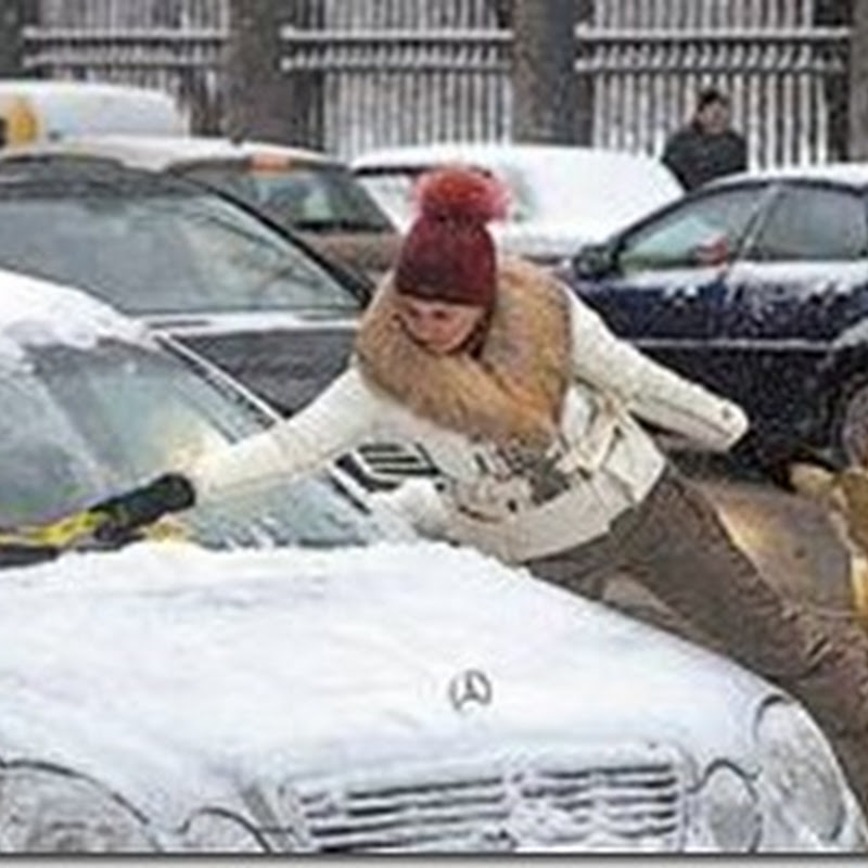 Ледяной плен: как очистить автомобиль от снега и наледи?