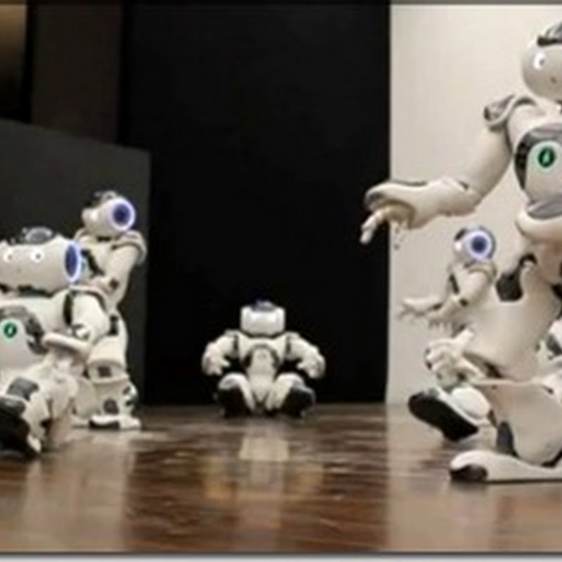 20 танцующих роботов (видео)