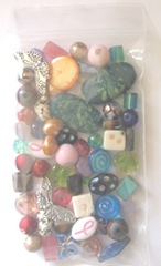 1 year blogaversary earring bag of bead prize2