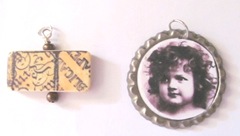 charms domino and bottlecap