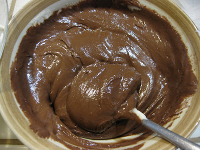 photo of the chocolate cake batter
