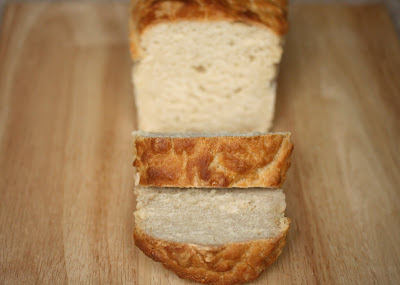 photo of a sliced loaf of Honey Beer Bread