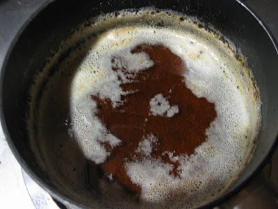 photo of browned butter in a pan