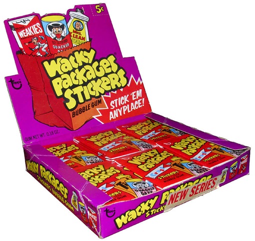 photo of wacky packages display
