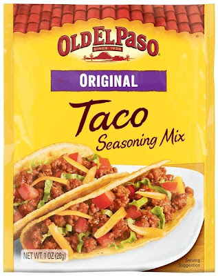 photo of the Old El Paso seasoning package