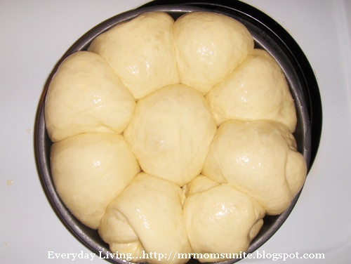 photo of rolls after they have risen