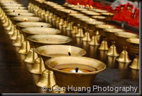 Oil Lamp - Wannian Temple, Mount Emei, Sichuan Province, China