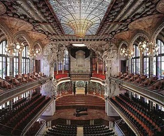 Palau de musica de Cataluyna arquitectura-Palau-de-musica-de-Cataluyna-Barcelona