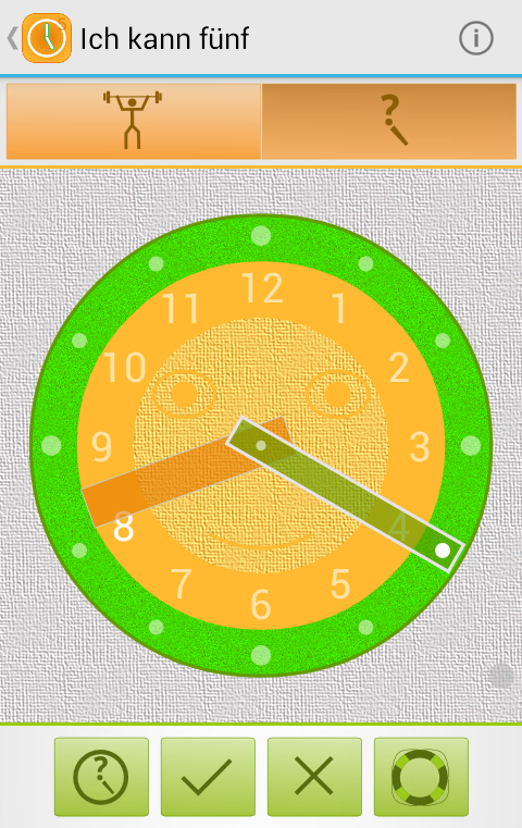 Android application Clock and time for kids (FREE) screenshort