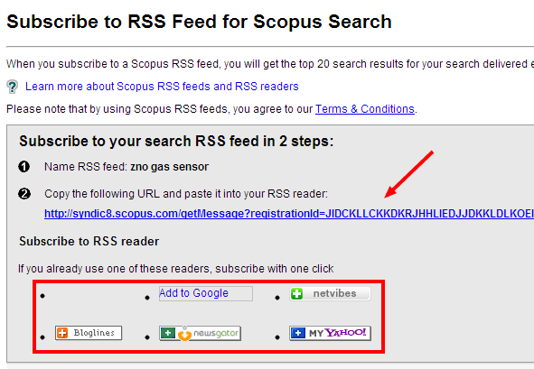 Scopus - Subscribe to RSS Feed