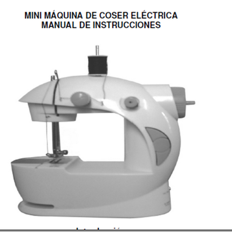 Manual de Mini máquina de coser