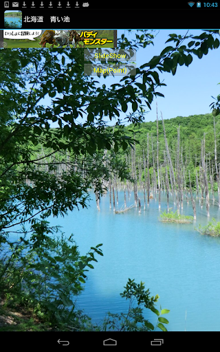 Blue pond in Hokkaido JP037