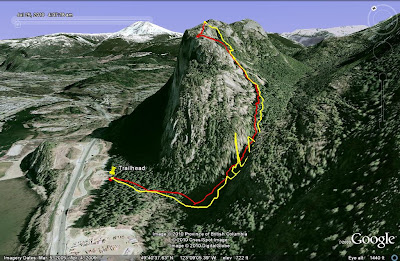 Our trail up Chief Mountain to First Peak