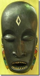 Oro orun egun, mascara africana