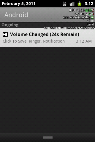   Volume Locker – Capture d'écran 