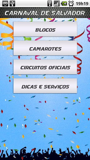 Carnaval de Salvador 2012 Android app Screenshot 2