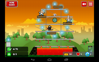 Captura de pantalla de Sticky Ninja Missions APK #2