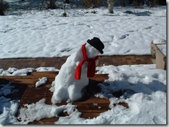 melting snowman