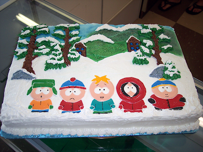South Park Cake - Just 4 U Bakery
