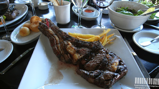Carnivore Argentina: Big T-Bone Steak in a Buenos Aires' Restaurant