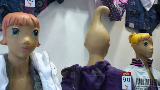 Mannequins in a Shop Window in Buenos Aires, Argentina