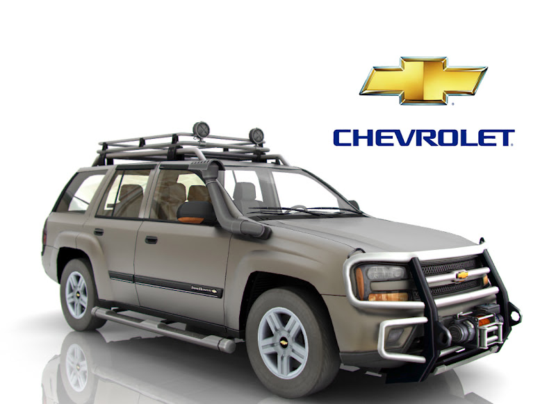 3D model of Chevrolet Trail Blazer