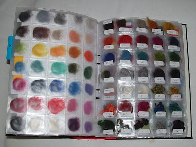 Образцы шерсти 