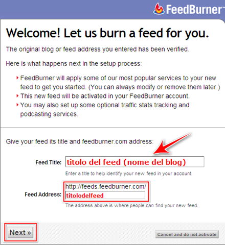 [generare URL nuovo feed feedburner[4].png]