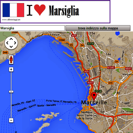 Marseille map