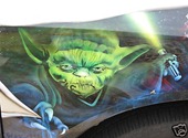 Star Wars Art Car Yoda