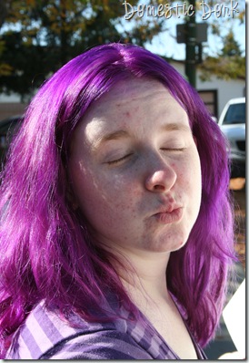 purple hair dye color
