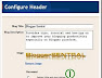Center or right align header image and title on Blogger